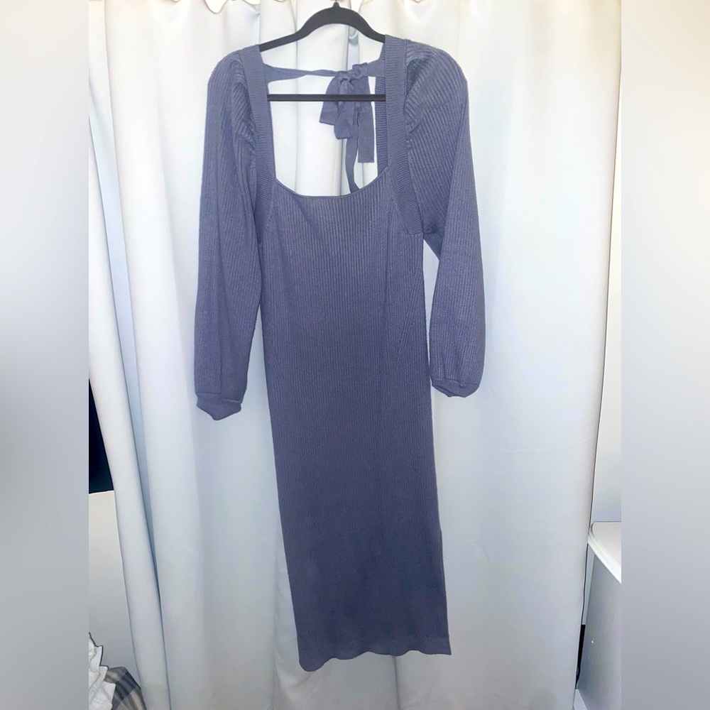 Blue dress
